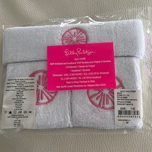 Lilly Pulitzer headband and wristbands - NWT in bag